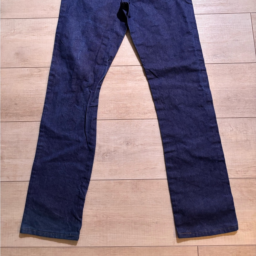 Wrangler 13MWZ Cowboy Cut Original Fit Men's Jeans Rigid Indigo Denim | 37X36 | - Picture 6 of 10